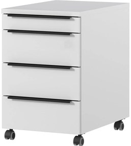 Jasnoszara szafka 42x63x60 cm Mailand – Germania