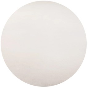 Dywan pluszowy Sky kremowy 120 cm x 120 cm koło