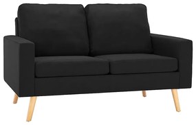 2-osobowa czarna sofa Bolik