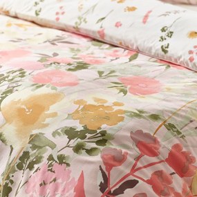 Różowa pościel dwuosobowa 200x200 cm Countryside Floral – Catherine Lansfield