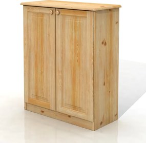 Komoda z litego drewna Emil 2D
