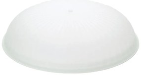 Uniwersalny szklany klosz zamienny ROCCA E27, średnica 40 cm, biały