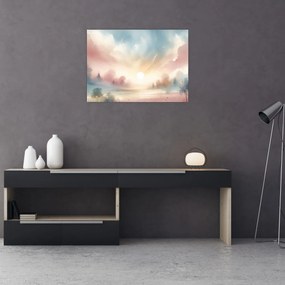 Obraz na szkle - Elegancki krajobraz (70x50 cm)