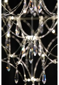 Lampa wisząca LED w kolorze srebra ø 80 cm Efesos – Markslöjd
