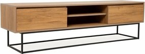 Szafka pod telewizor Laxus Walnut and Black II, L