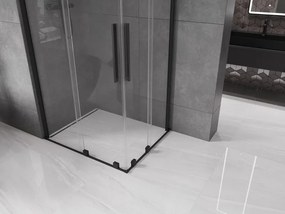 Mexen Velar Duo kabina prysznicowa rozsuwana 100 x 90 cm, transparent, czarna - 871-100-090-02-70