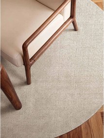 Kremowy wełniany okrągły dywan tkany ręcznie ø 200 cm Greenwich – Ted Baker