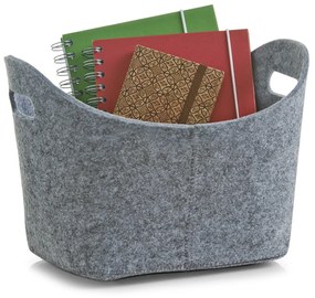 Kosz do przechowywania, owalny, filcowy - pojemnik 12 l, ZELLER
