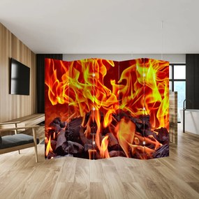 Parawan - Rozpalone węgle (210x170 cm)