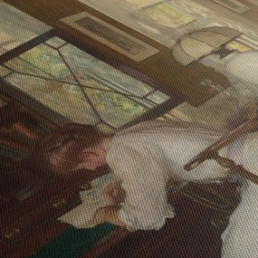 Obraz - Edmund Tarbell, Josephine and Mercie, reprodukcje (170x50 cm)