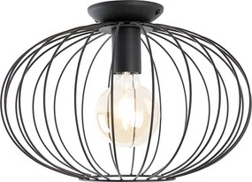 Inteligentna lampa sufitowa czarna z Wi-Fi G95 - Margarita