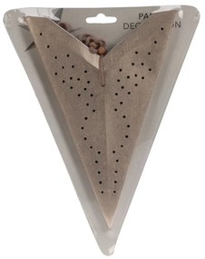 Zawieszana gwiazda świąteczna z siedmiomaramionami, 45 cm, champagne