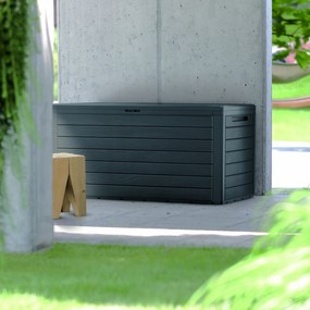 Skrzynia ogrodowa Woodebox 280 l antracytowa PROSPERPLAST