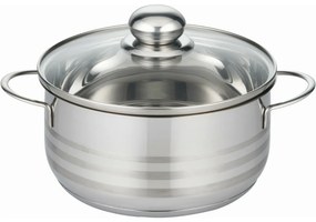 Elo 22116 Basic Garnek ze stali nierdzewnejBrillant 16 cm, 1,3 l, 1,3 l