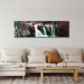 Obraz - Wodospady (170x50 cm)