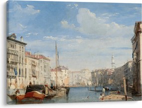 Obraz - Richard Parkes Bonington, The Grand Canal, reprodukcje (70x50 cm)