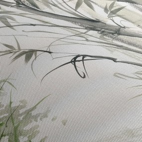 Obraz - Bambusy, rysunek (170x50 cm)