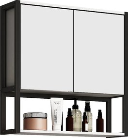 Drewno Metal Mirror Cabinet Mirror Edino