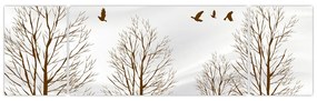 Obraz - Jeleń przed rzeką (170x50 cm)
