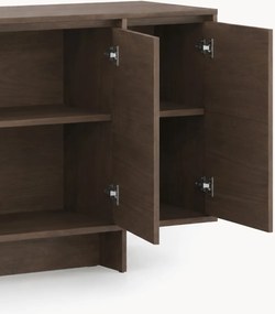Komoda czterodrzwiowa Zolia 180 cm na cokole - orzech elegant