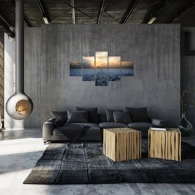 Obraz - Paryż z góry (125x70 cm)