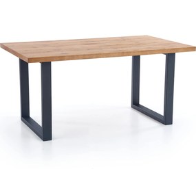 Industrialny stół Perez z rozkładanym blatem