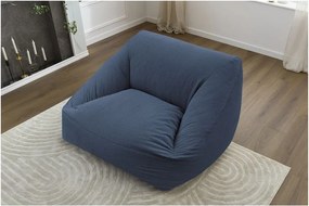 Ciemnoniebieski sztruksowy worek do siedzenia Lilibet – Bobochic Paris