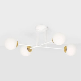 Biała nowoczesna lampa sufitowa - A493 F0-E63