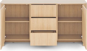 Duża komoda na ubrania z szufladami dąb vicenza G3-T25