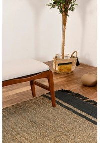 Ławka Touch Cream and Walnut