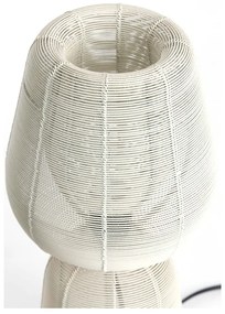 Kremowa lampa stołowa (wysokość 42 cm) Aboso – Light &amp; Living