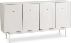 Komoda do Salonu MARLEN 155 cm Kaszmir Czterodrzwiowa Nowoczesna