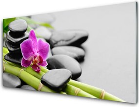 Panel Szklany Egzotyczny Duet: Bambus i Lotos