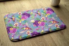 Dywanik łazienkowy Dywanik łazienkowy Kwiaty Ptaki