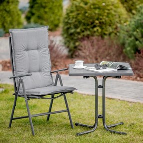 Stół ogrodowy Dine &amp; Relax 70 x 70 cm pizarra PATIO