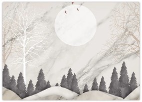 Obraz - Zimowy krajobraz (70x50 cm)