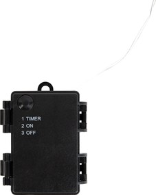 Świąteczny neonowy reflektor gruntowy Biały Bałwan z LED z Timerem IP44 - Fura