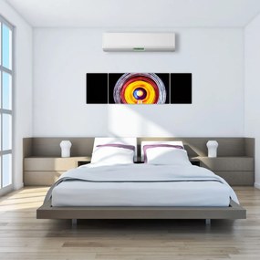 Obraz świateł w kręgu (170x50 cm)