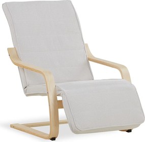 Fotel rozkładany 66,5x94x62,5 cm szary