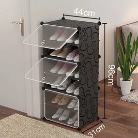 Modułowa szafka na buty 6 poziomów Corato
