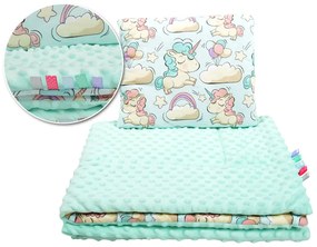 Kocyk Minky 75x100 plus poduszka 35x30