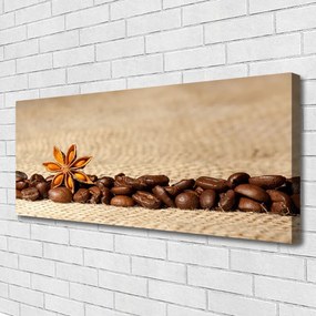 Zdjęcie na płótnie Kawa Ziarnista w Detalu