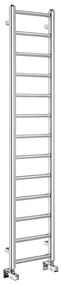 Sapho - Grzejnik łazienkowy METRO LIGHT 276W/230V 30x150 cm błyszczący chrom