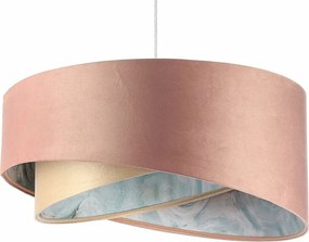 Lampa wisząca ROSE GOLD różowa/beżowa