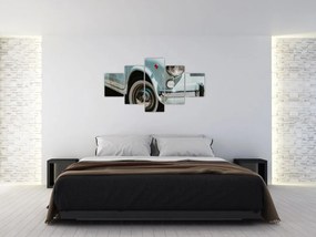 Obraz - Fiat retro samochód (125x70 cm)