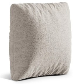 Beżowa poduszka na sofę z materiału bouclé Kemi – Cosmopolitan Design