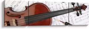 Obraz - Instrumenty muzyczne (170x50 cm)