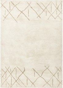 Kremowy wełniany dywan odpowiedni do prania/tkany ręcznie 160x230 cm Azera Crosshatch – Asiatic Carpets