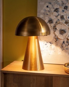 Lampa stołowa Mushroom Gold 48cm