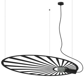 Czarna modernistyczna lampa wisząca - EX596 Zeno 3X